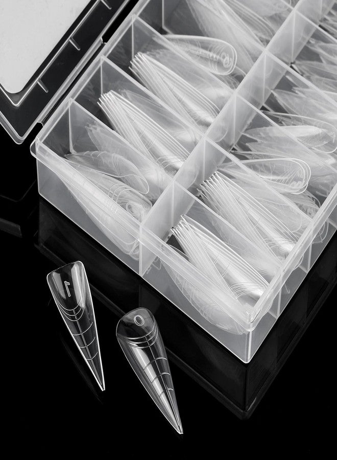 NMKL38 120PCS Dual Nail Forms 12 Sizes Extension Poly Nail Gel Full Cover Nail Molds (TI17V) - Image 2